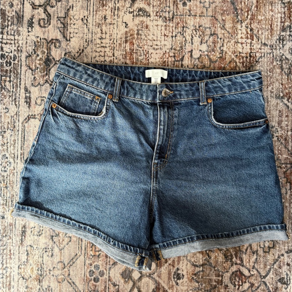H&M High Waist Denim Shorts